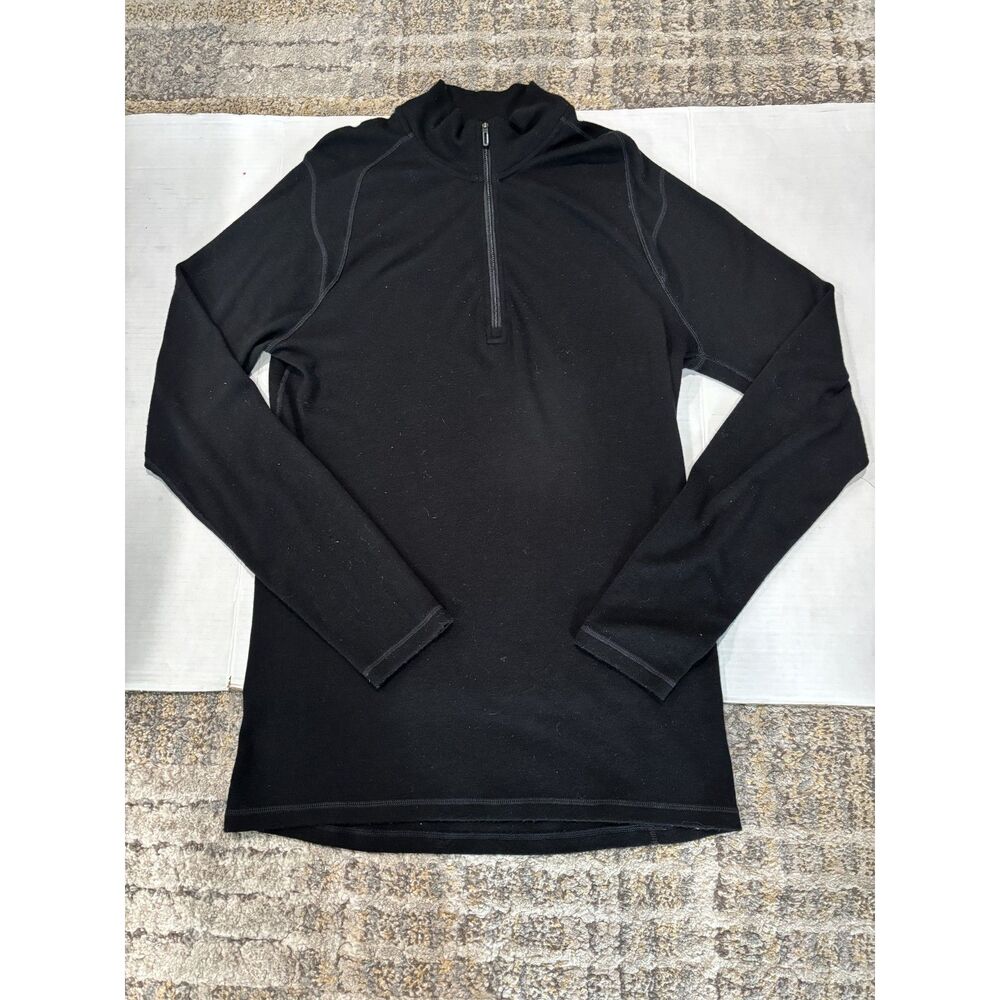 Mens Smartwool Classic Thermal Merino Wool 1/4 Zip Base Layer XL